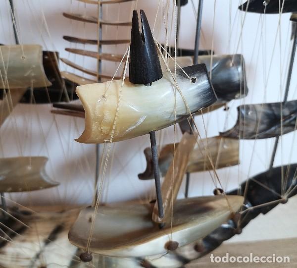 Antig&uuml;edades: Barco de Cuerno Tallado - Foto 7