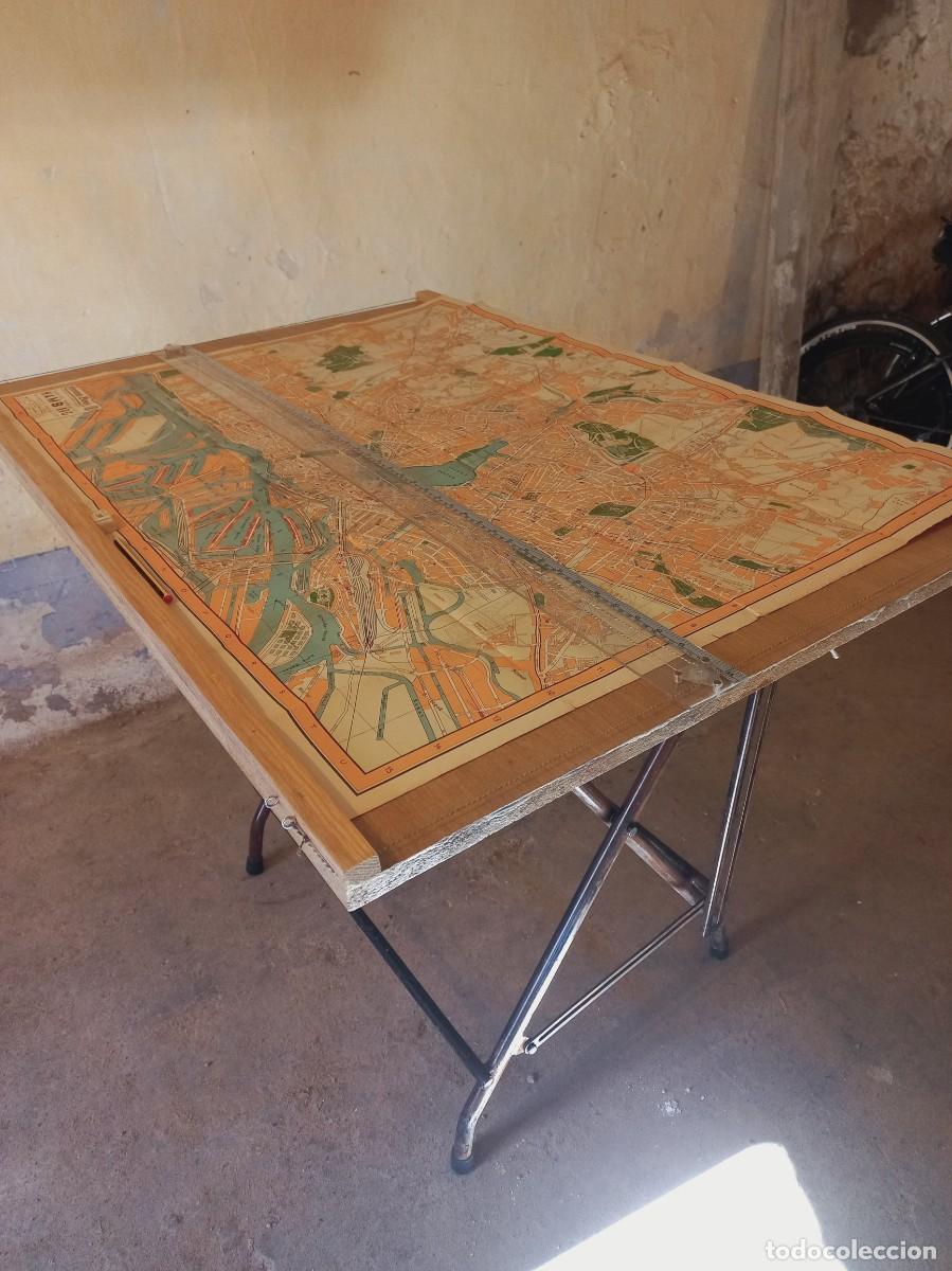 Antig&uuml;edades: Mesa de arquitecto antigua - Foto 8