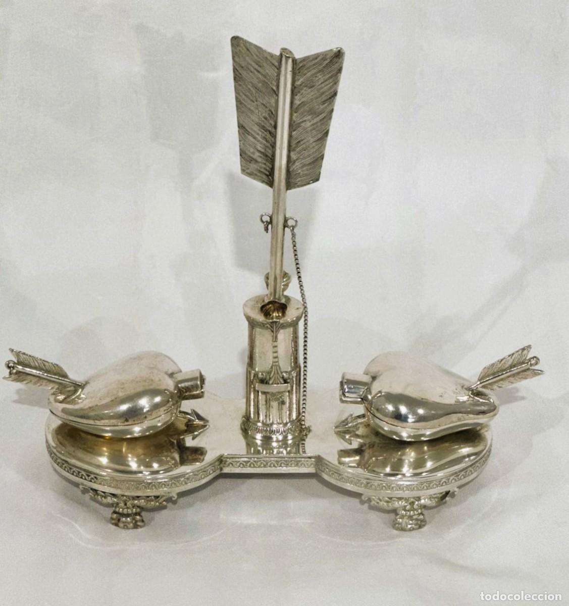 Antig&uuml;edades: Escriban&iacute;a de plata contrastada - Foto 1
