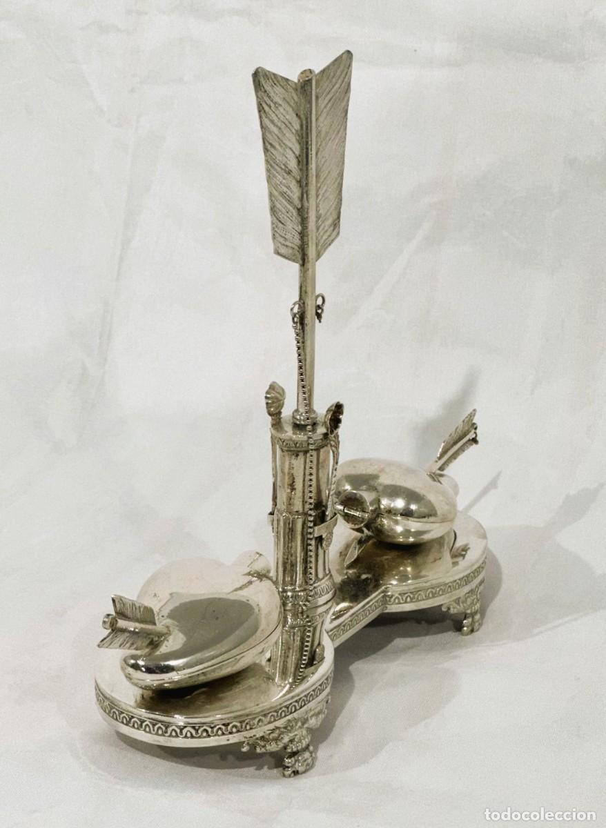Antig&uuml;edades: Escriban&iacute;a de plata contrastada - Foto 4