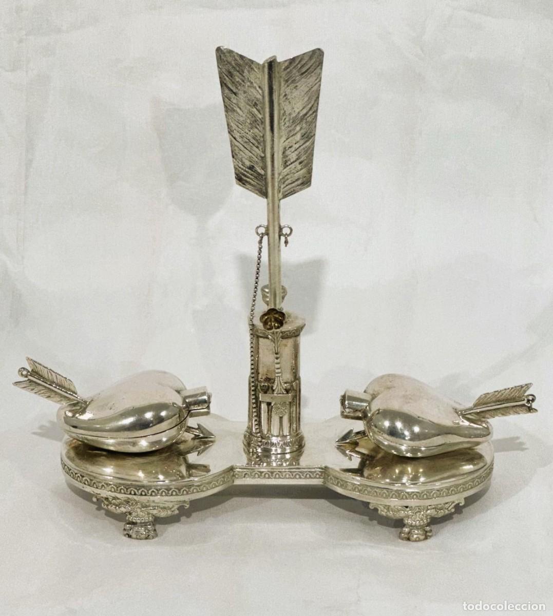 Antig&uuml;edades: Escriban&iacute;a de plata contrastada - Foto 8