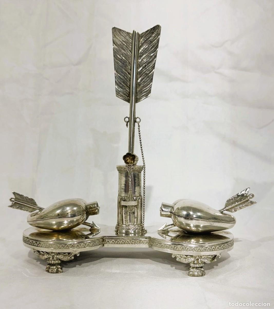Antig&uuml;edades: Escriban&iacute;a de plata contrastada - Foto 2