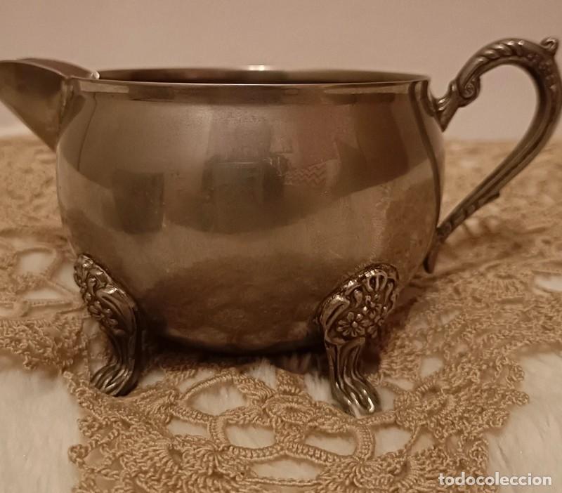 Antig&uuml;edades: Antiguo conjunto de az&uacute;car y leche - Foto 2