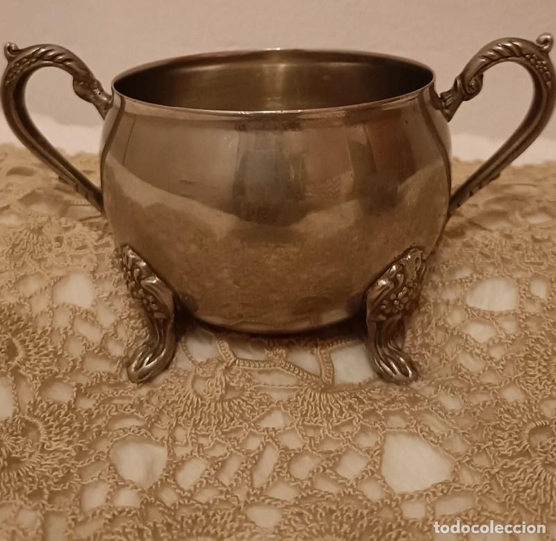 Antig&uuml;edades: Antiguo conjunto de az&uacute;car y leche - Foto 3