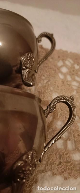 Antig&uuml;edades: Antiguo conjunto de az&uacute;car y leche - Foto 6