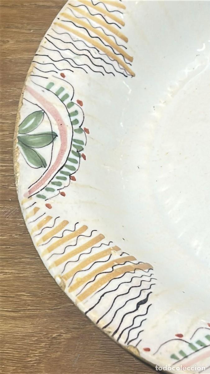 Antig&uuml;edades: PLATO ANTIGUO DE MANISES DE 26 CMS. DE DIAMETRO - Foto 2