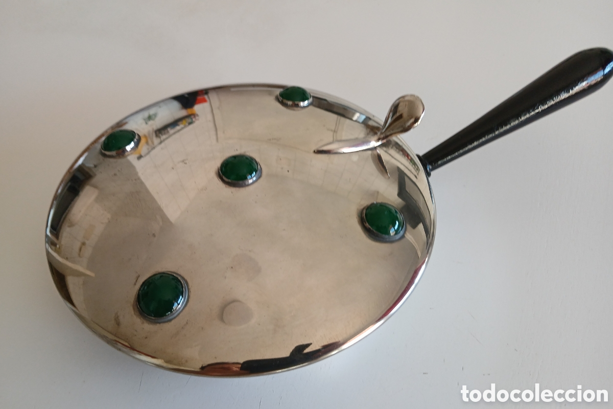 Antig&uuml;edades: Humidor con tapa plateada - Foto 1