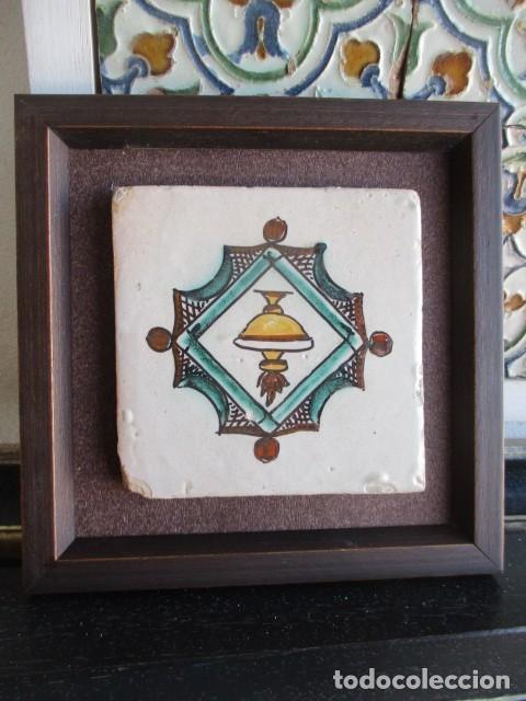Antig&uuml;edades: Azulejo antiguo siglo XVIII - Foto 2