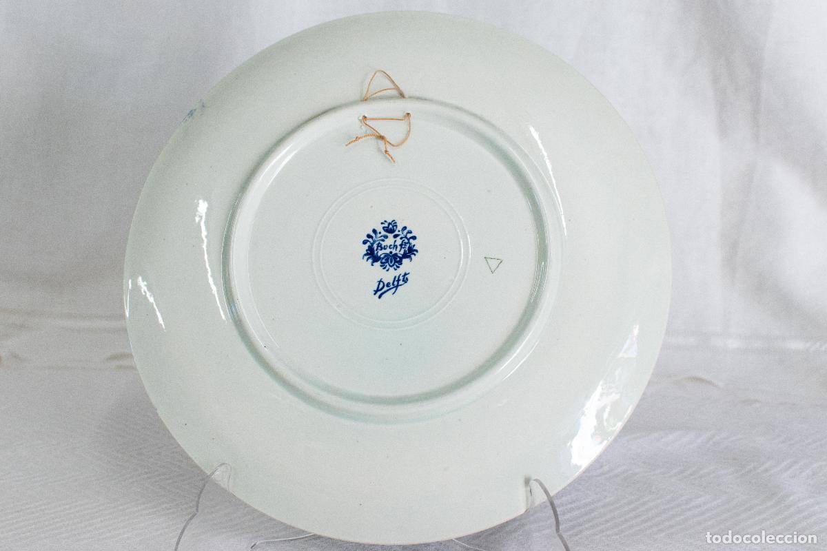 Antig&uuml;edades: Bandeja de porcelana Delft - Foto 3