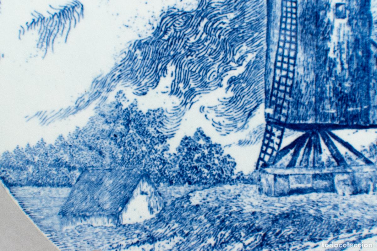 Antig&uuml;edades: Bandeja de porcelana Delft - Foto 5