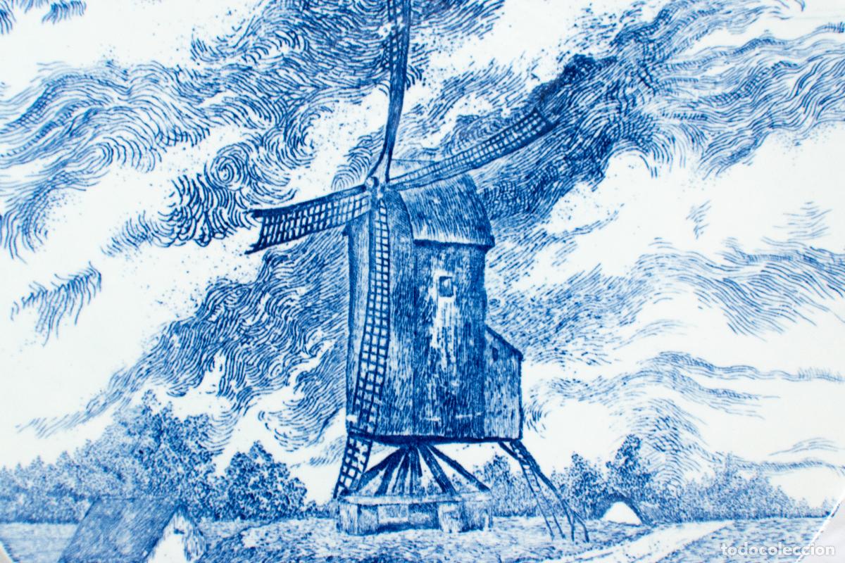 Antig&uuml;edades: Bandeja de porcelana Delft - Foto 7
