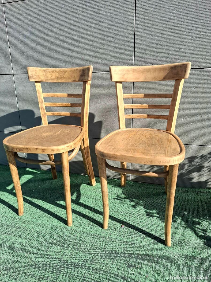 Antig&uuml;edades: Pareja de silla Thonet - Foto 2