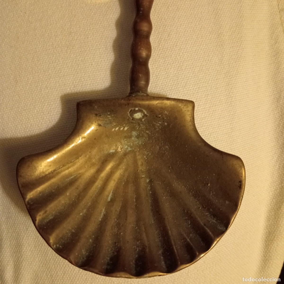 Antig&uuml;edades: Paleta bracero antigua bronce - Foto 6