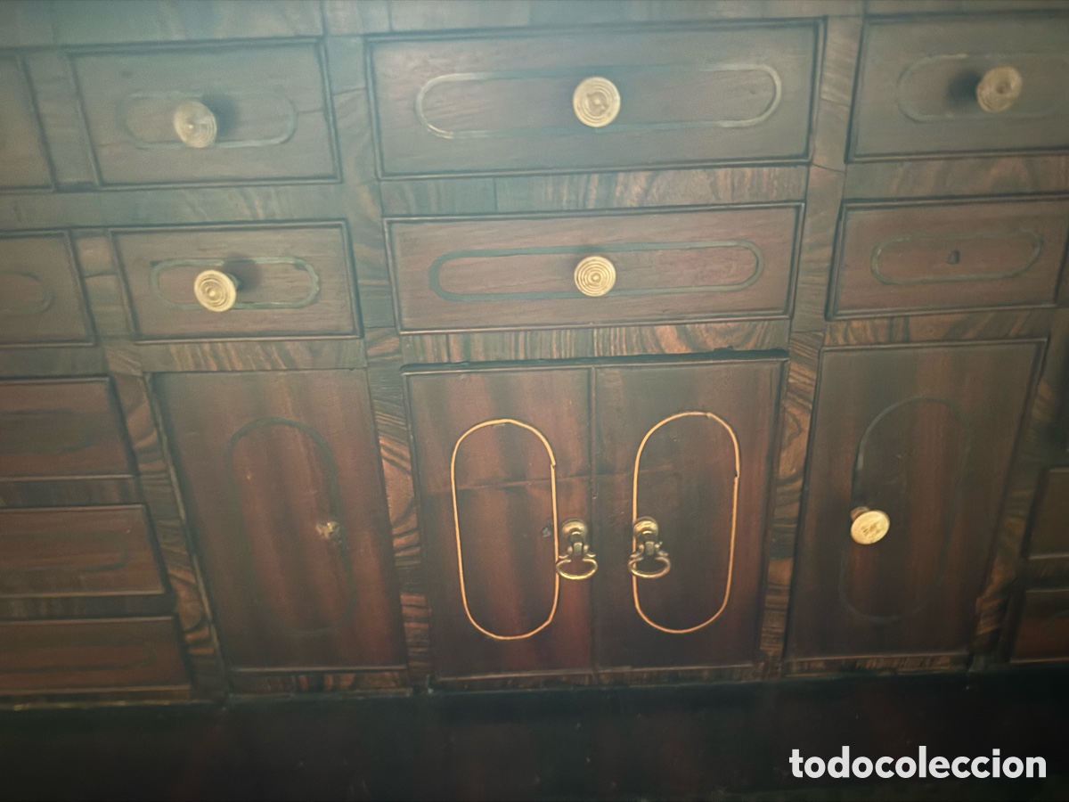 Antig&uuml;edades: Bonita c&oacute;moda escritorio - Foto 13