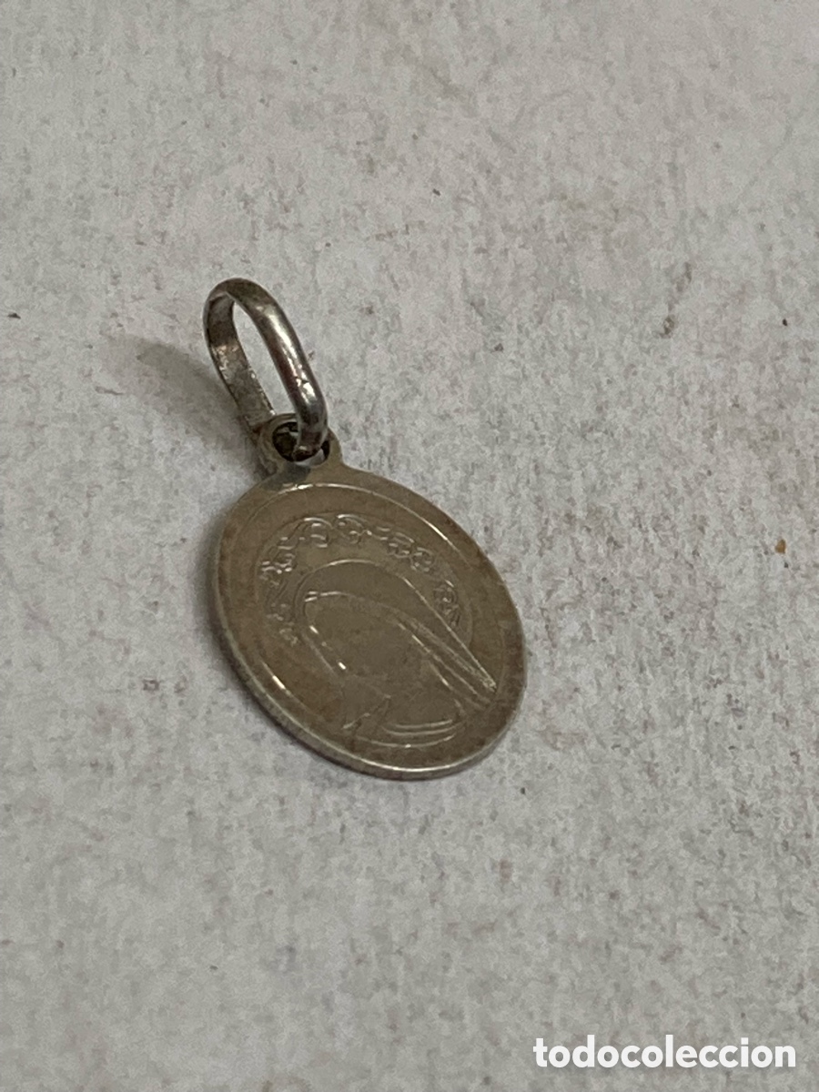 Antig&uuml;edades: Medalla de plata religiosa C379 - Foto 1