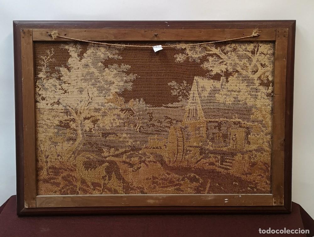 Antig&uuml;edades: Tapiz Enmarcado con Vaca - Foto 6