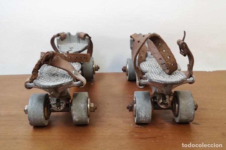 Antig&uuml;edades: Patines Antiguos de Aluminio - Foto 4