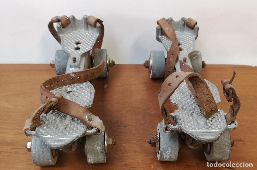 Antig&uuml;edades: Patines Antiguos de Aluminio - Foto 5