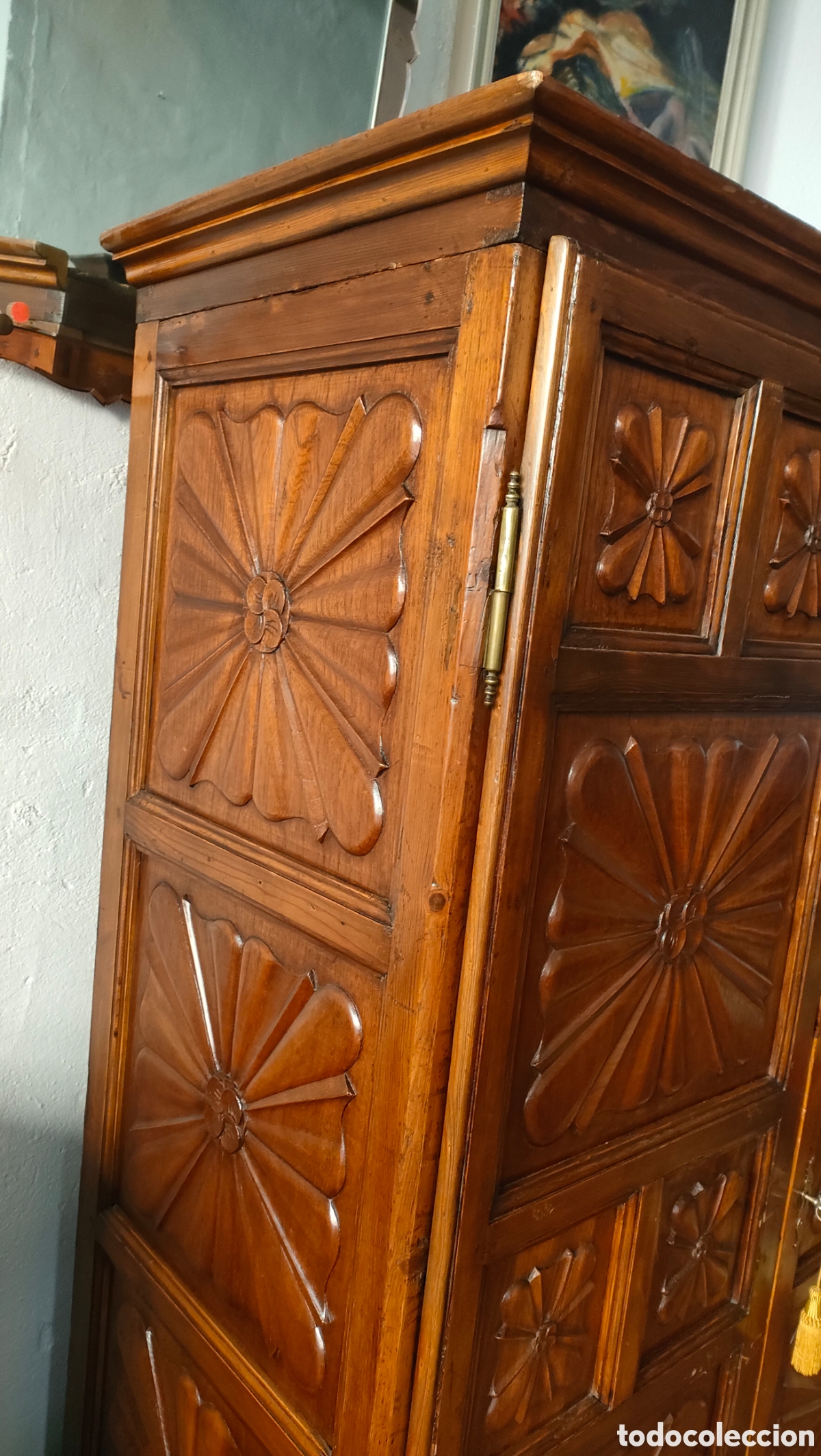 Antig&uuml;edades: Armario ropero en madera - Foto 2