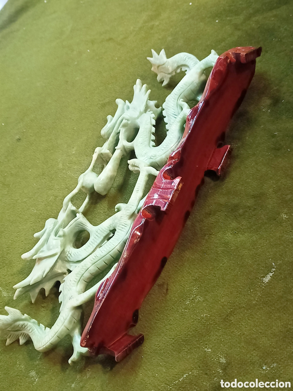 Antig&uuml;edades: Dragon chino, piedra. REF-4938 - Foto 3