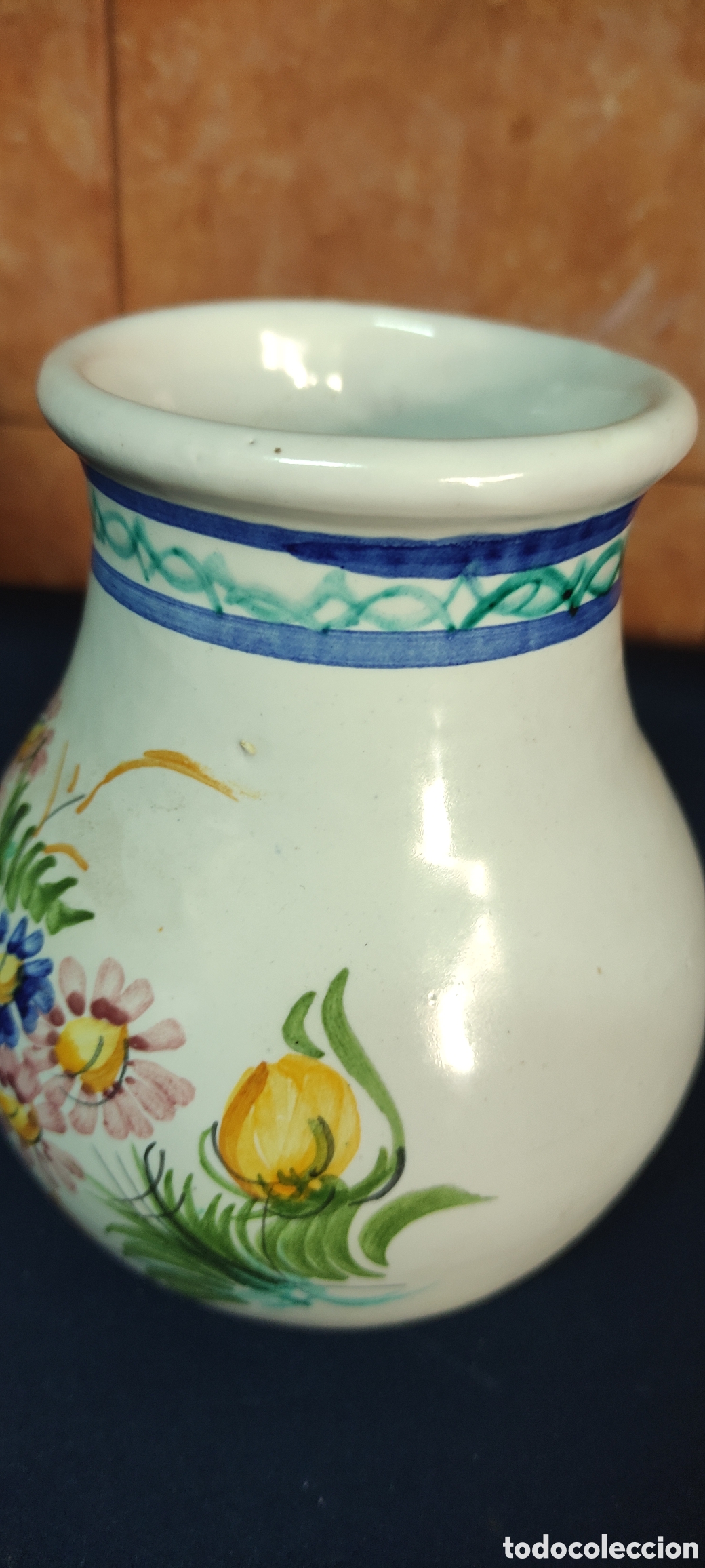 Antig&uuml;edades: Jarr&oacute;n de porcelana pintada - Foto 2