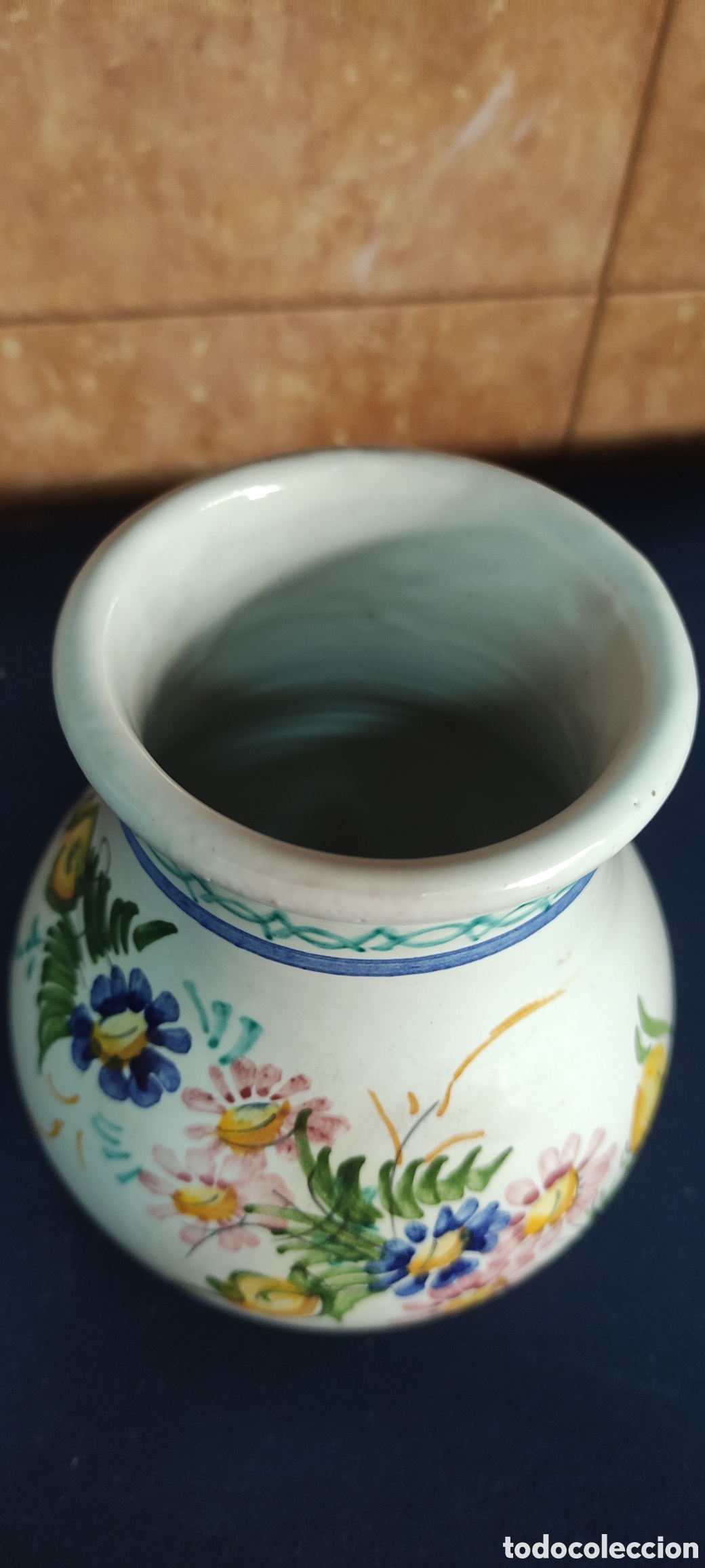 Antig&uuml;edades: Jarr&oacute;n de porcelana pintada - Foto 4