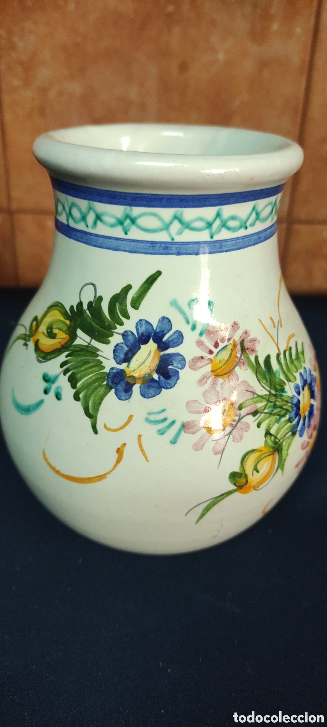 Antig&uuml;edades: Jarr&oacute;n de porcelana pintada - Foto 6