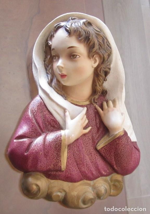 Antig&uuml;edades: Antigua Virgen de Leandro Tarrag&oacute; - Foto 1