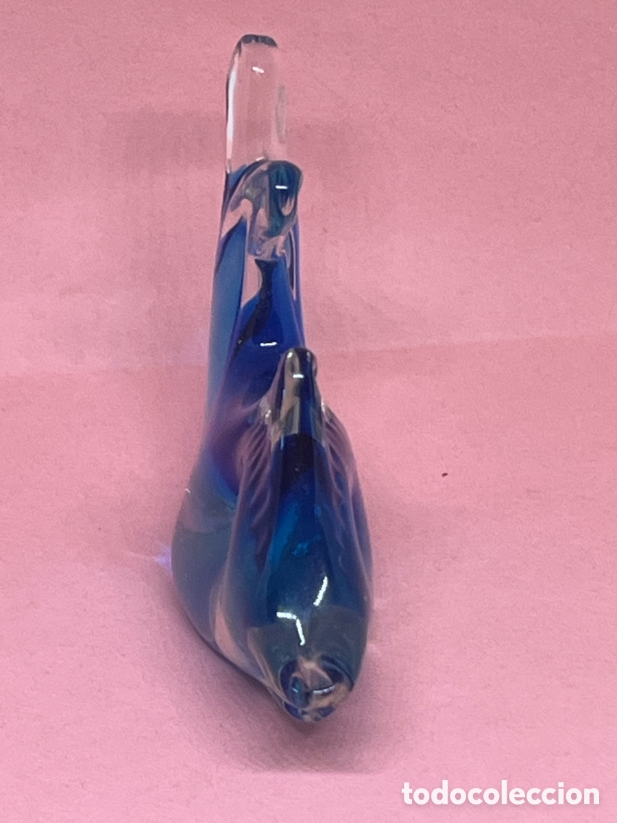 Antig&uuml;edades: FIGURA &ldquo; PEZ &ldquo; DE CRISTAL DE MURANO - Foto 5