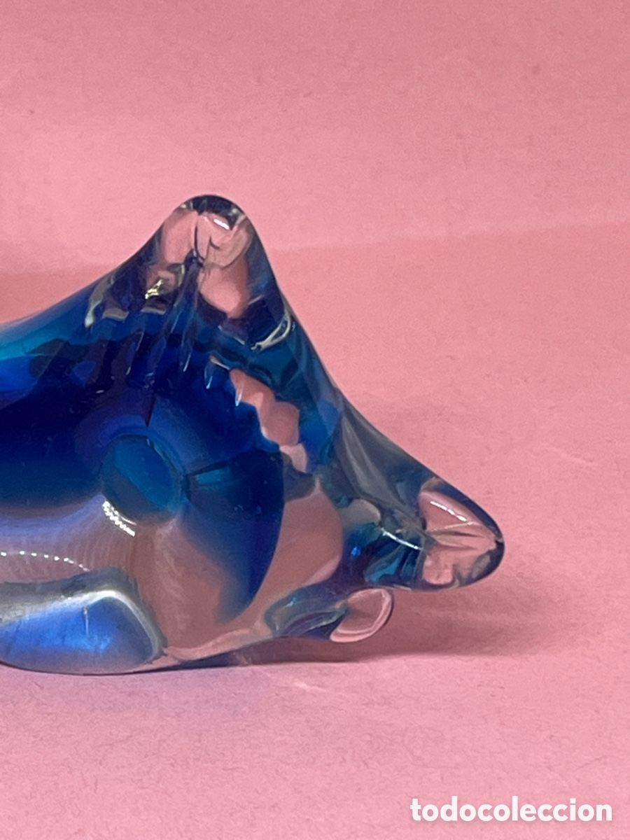 Antig&uuml;edades: FIGURA &ldquo; PEZ &ldquo; DE CRISTAL DE MURANO - Foto 7