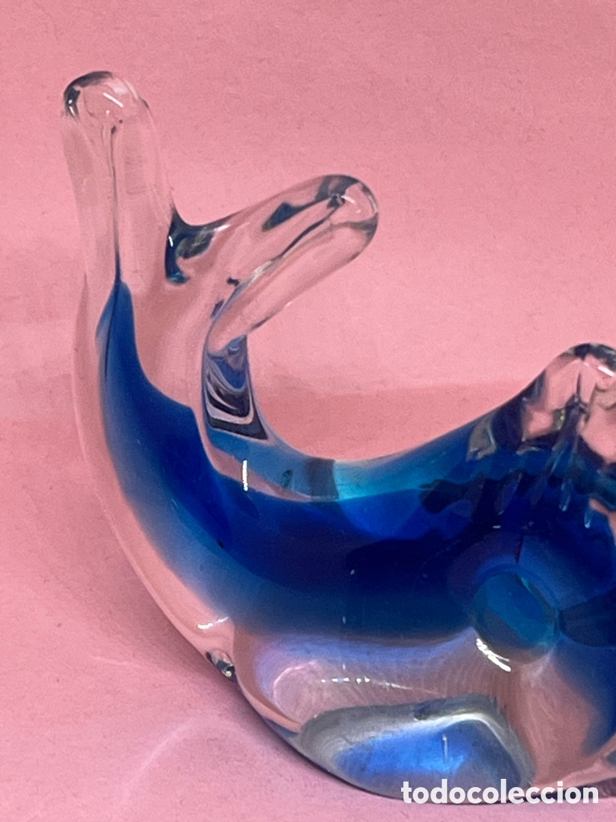 Antig&uuml;edades: FIGURA &ldquo; PEZ &ldquo; DE CRISTAL DE MURANO - Foto 8