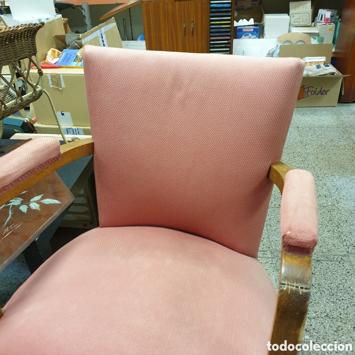 Antig&uuml;edades: Sillon de despacho giratorio - Foto 2