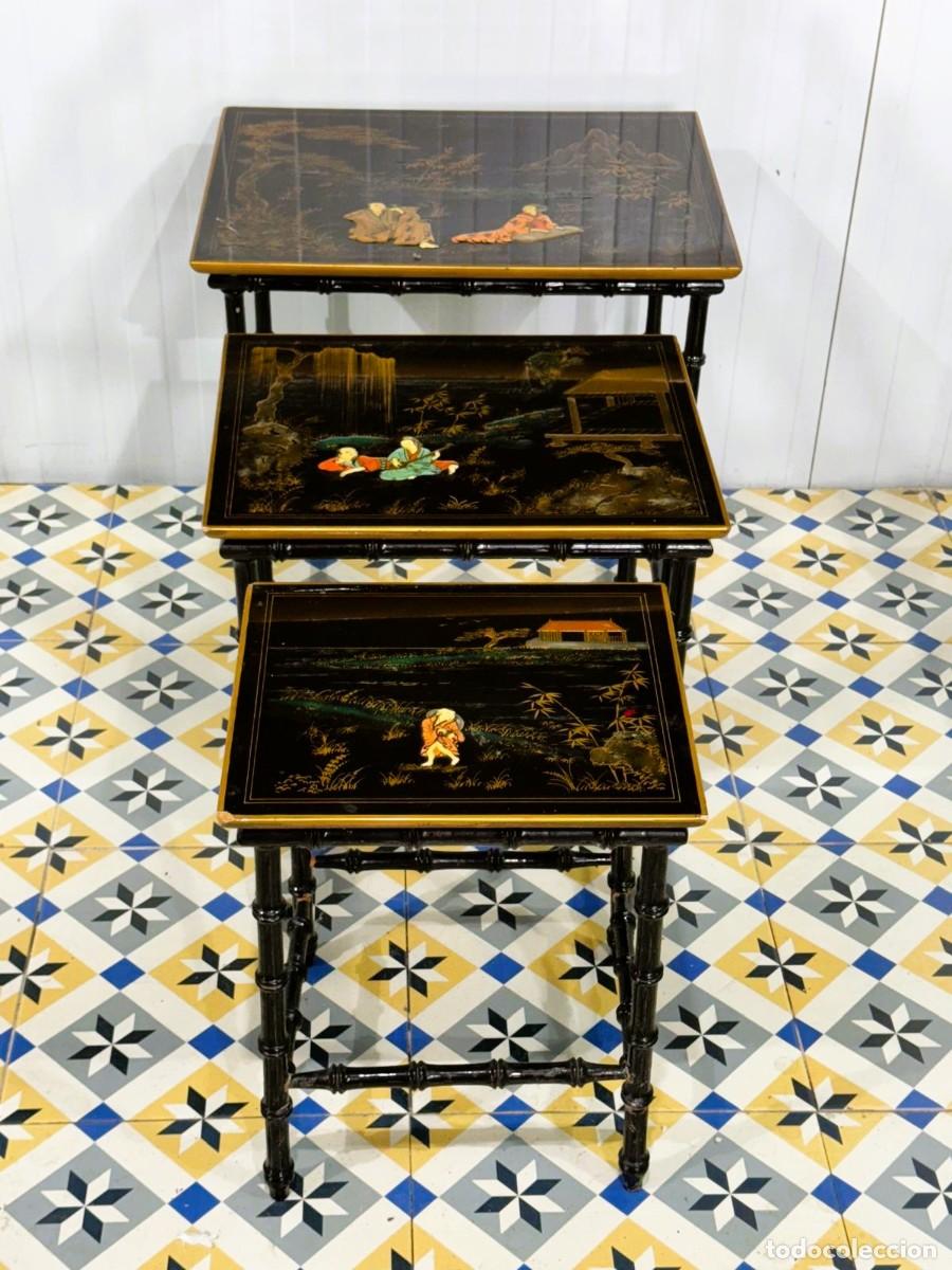 Antig&uuml;edades: Mesas nido orientales - Foto 1