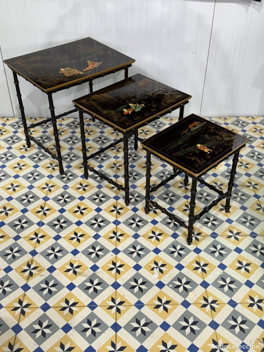 Antig&uuml;edades: Mesas nido orientales - Foto 2