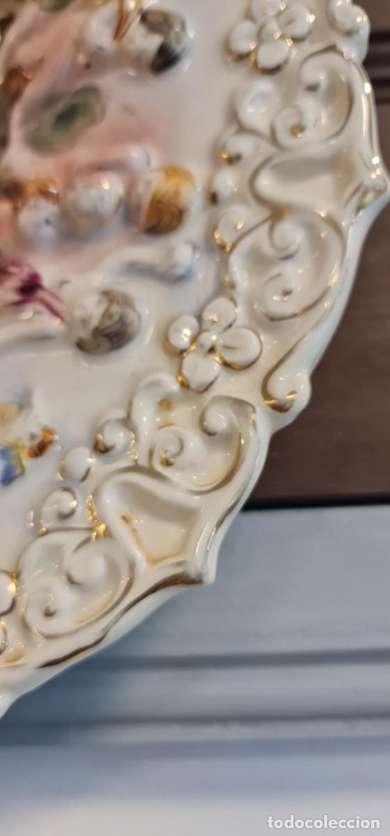 Antig&uuml;edades: Plato fuente Capodimonte - Foto 5