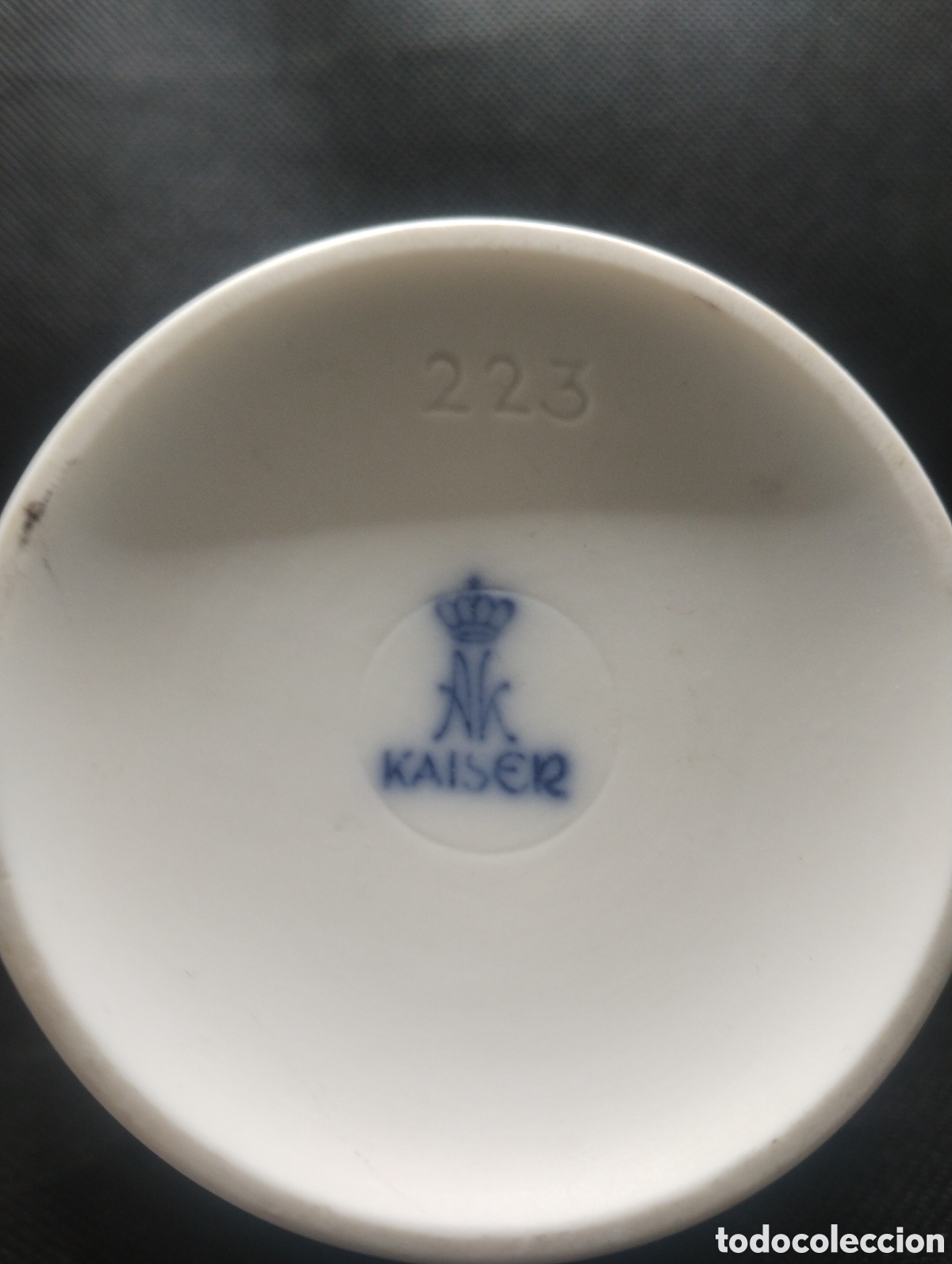 Antig&uuml;edades: Jarr&oacute;n porcelana biscuit blanco, KAISER - Foto 4