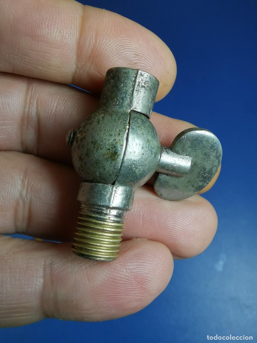 Antig&uuml;edades: ROTULA LAMPARA BRONCE CROMADO A&Ntilde;OS 30 - Foto 2