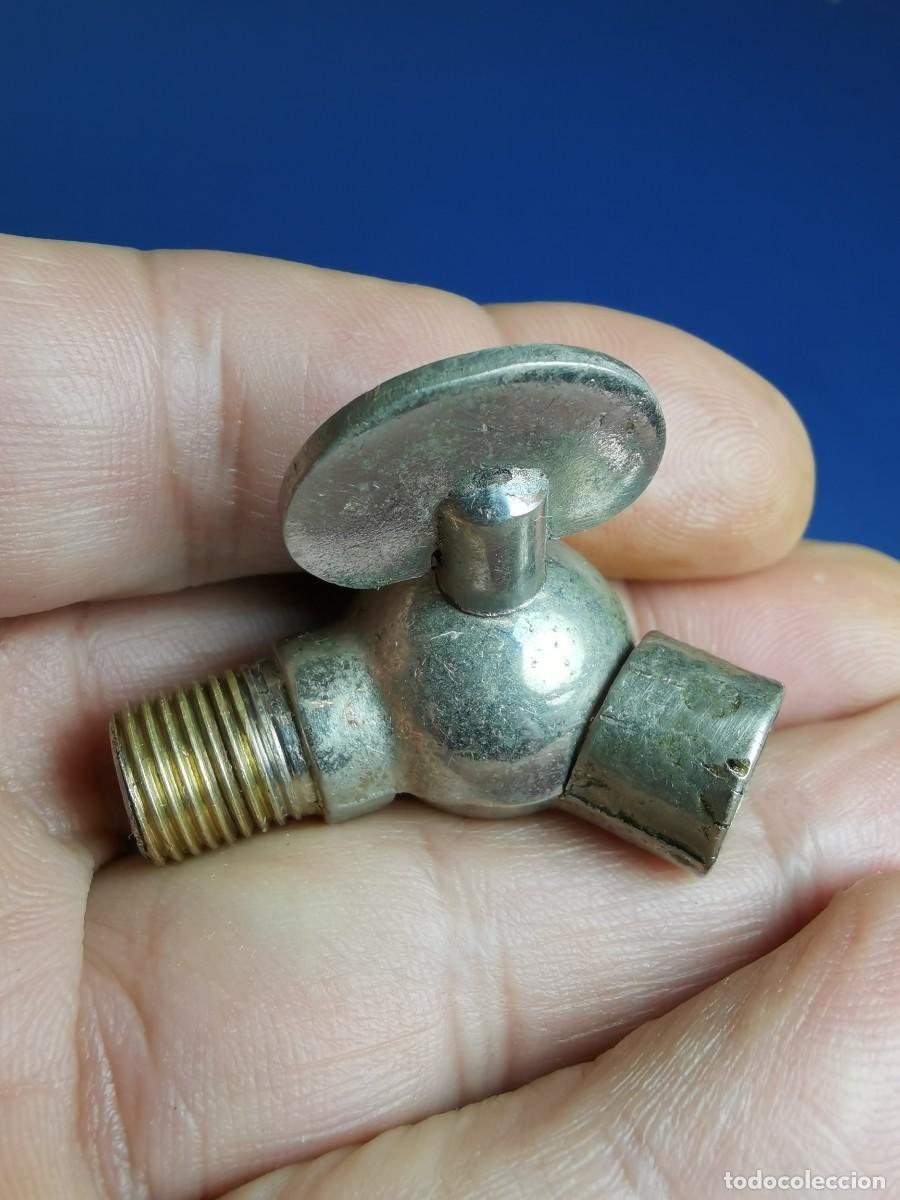 Antig&uuml;edades: ROTULA LAMPARA BRONCE CROMADO A&Ntilde;OS 30 - Foto 5