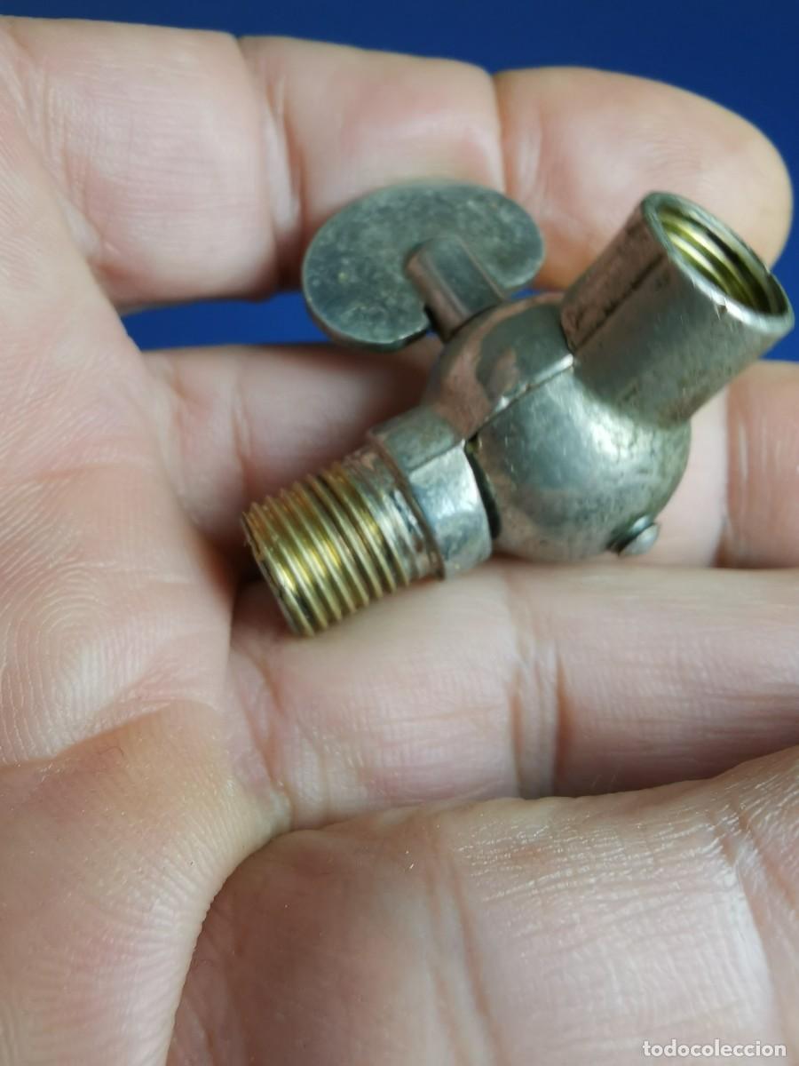 Antig&uuml;edades: ROTULA LAMPARA BRONCE CROMADO A&Ntilde;OS 30 - Foto 8