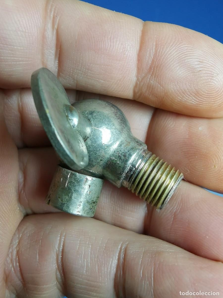 Antig&uuml;edades: ROTULA LAMPARA BRONCE CROMADO A&Ntilde;OS 30 - Foto 12