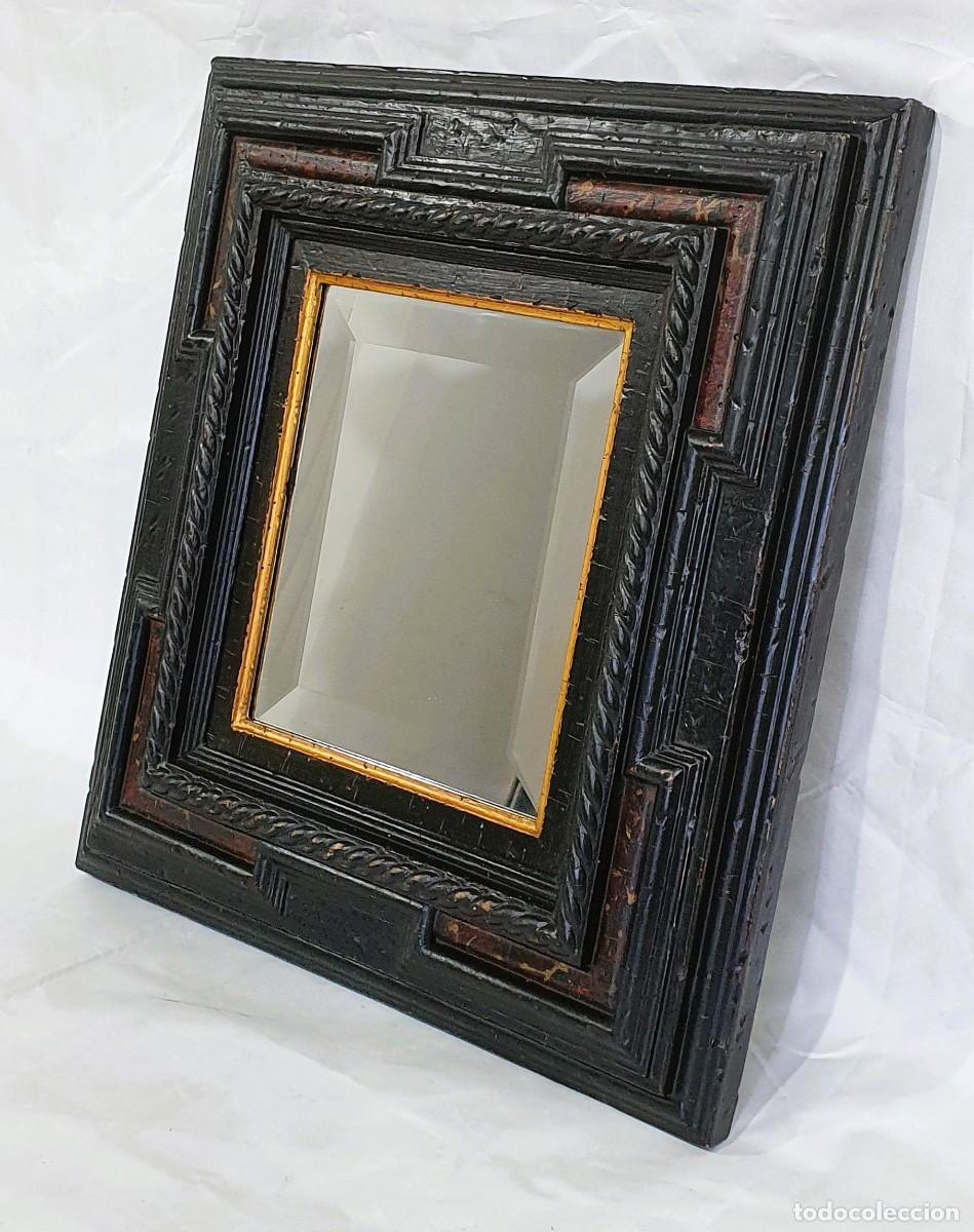 Antig&uuml;edades: Espejo estilo barroco rectangular - Foto 2