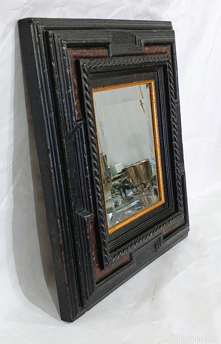 Antig&uuml;edades: Espejo estilo barroco rectangular - Foto 3