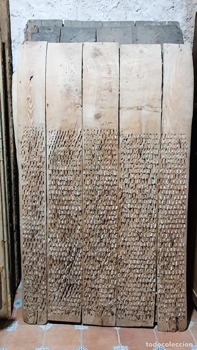 Antig&uuml;edades: TRILLO ANTIGUO DE MADERA CON PERNALES - Foto 1