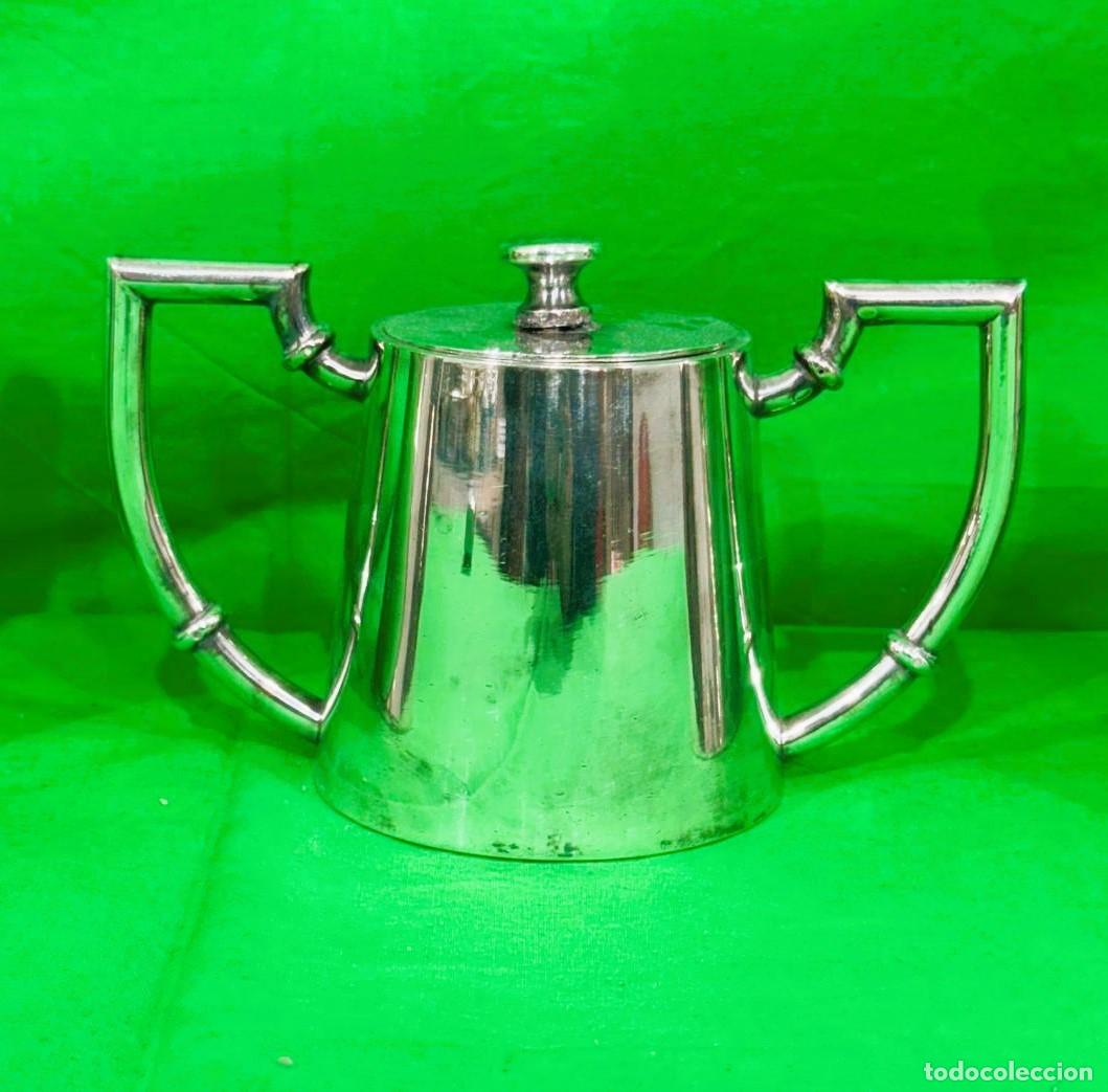 Antig&uuml;edades: Juego de caf&eacute; plata Meneses - Foto 3