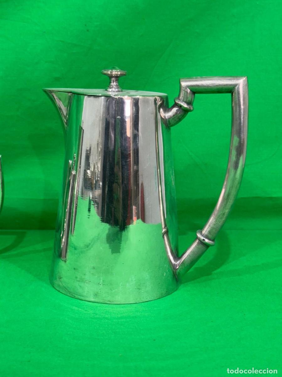 Antig&uuml;edades: Juego de caf&eacute; plata Meneses - Foto 4
