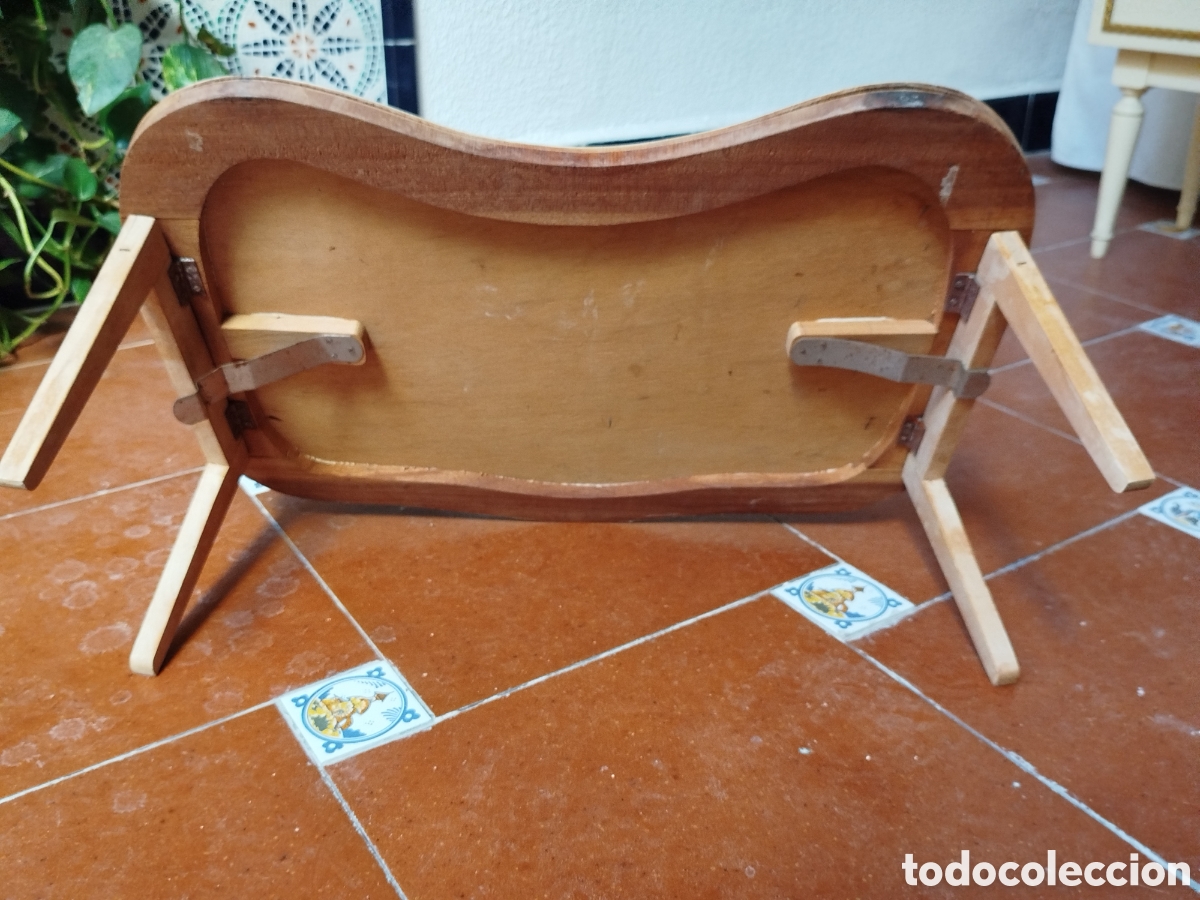 Antig&uuml;edades: Bandeja auxiliar plegable - Foto 2