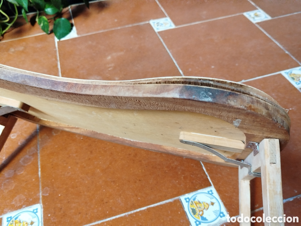 Antig&uuml;edades: Bandeja auxiliar plegable - Foto 3
