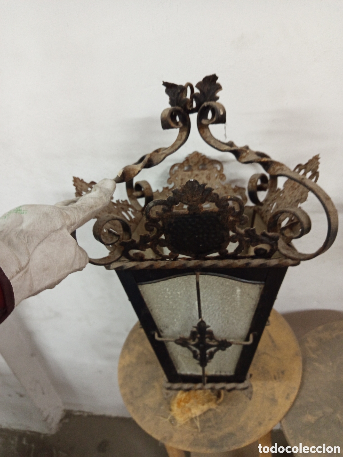 Antig&uuml;edades: Precioso farol antiguo - Foto 5