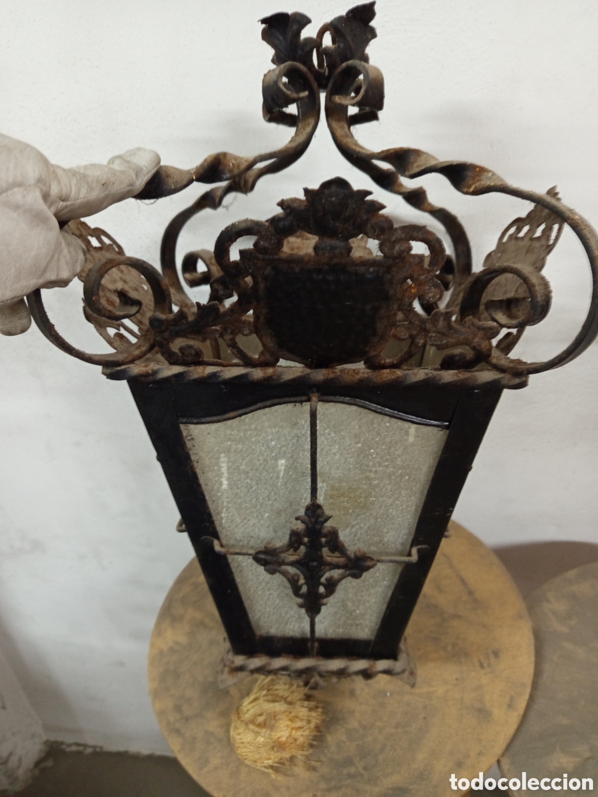 Antig&uuml;edades: Precioso farol antiguo - Foto 1