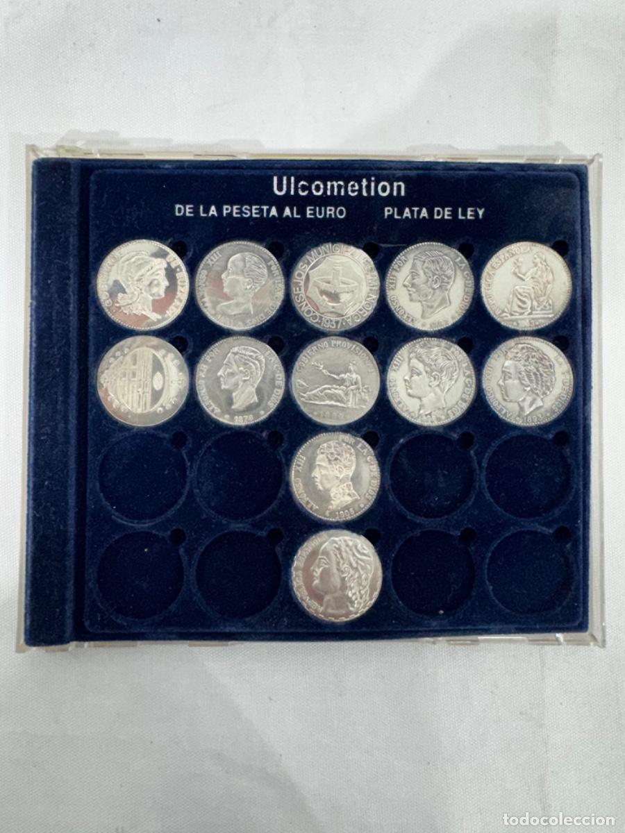 Antig&uuml;edades: COLECCI&Oacute;N DE PESETAS EN PLATA DE LEY - Foto 1